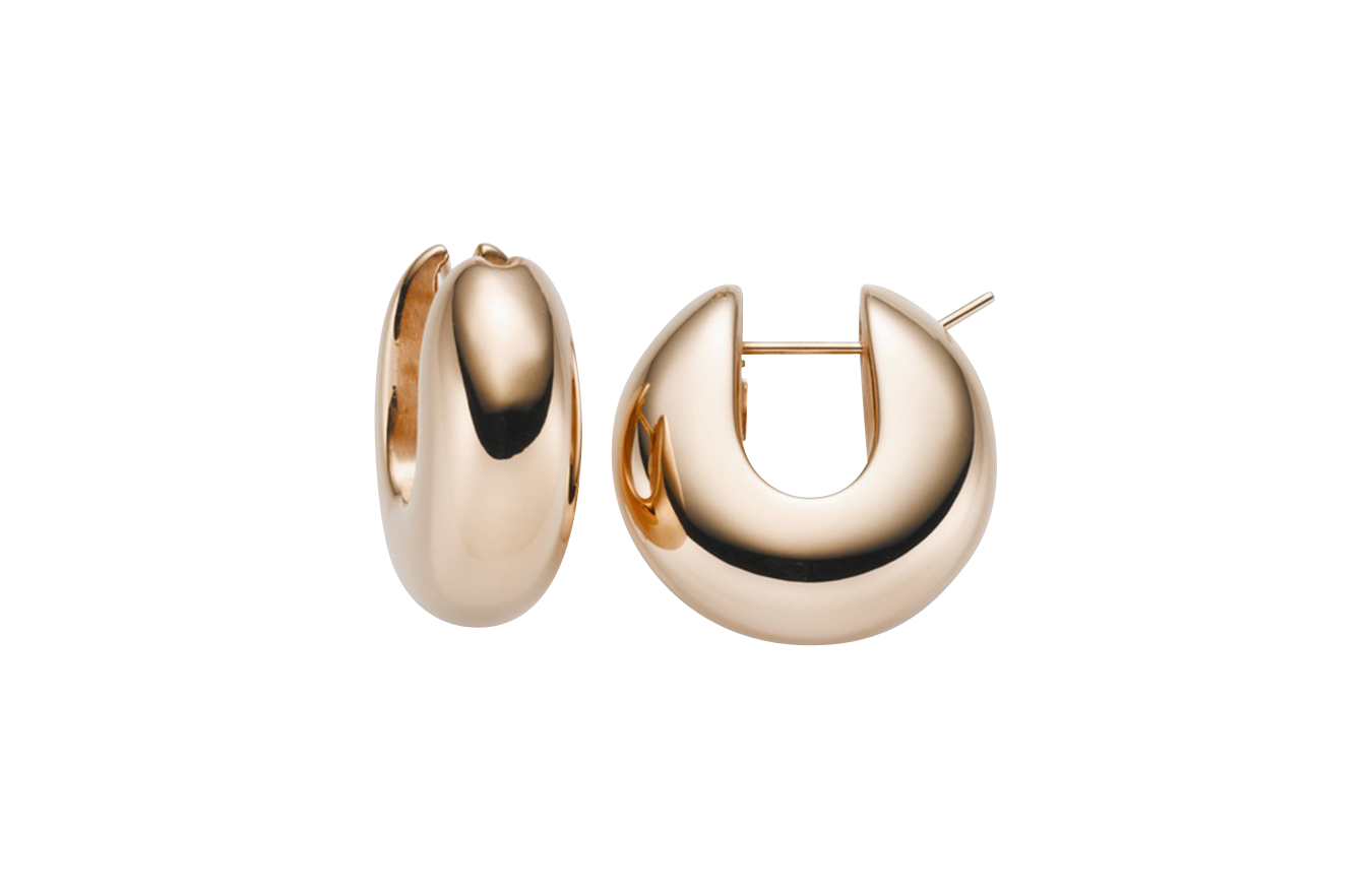 Brogle Classic gold hoop earrings 10mm Brogle Classic gold hoop earrings 10mm