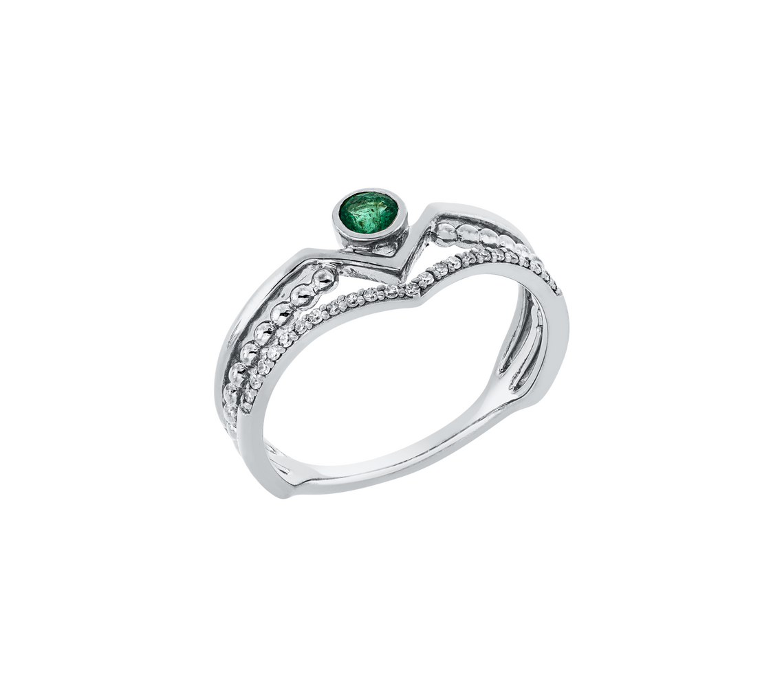Brogle Classic emerald ring