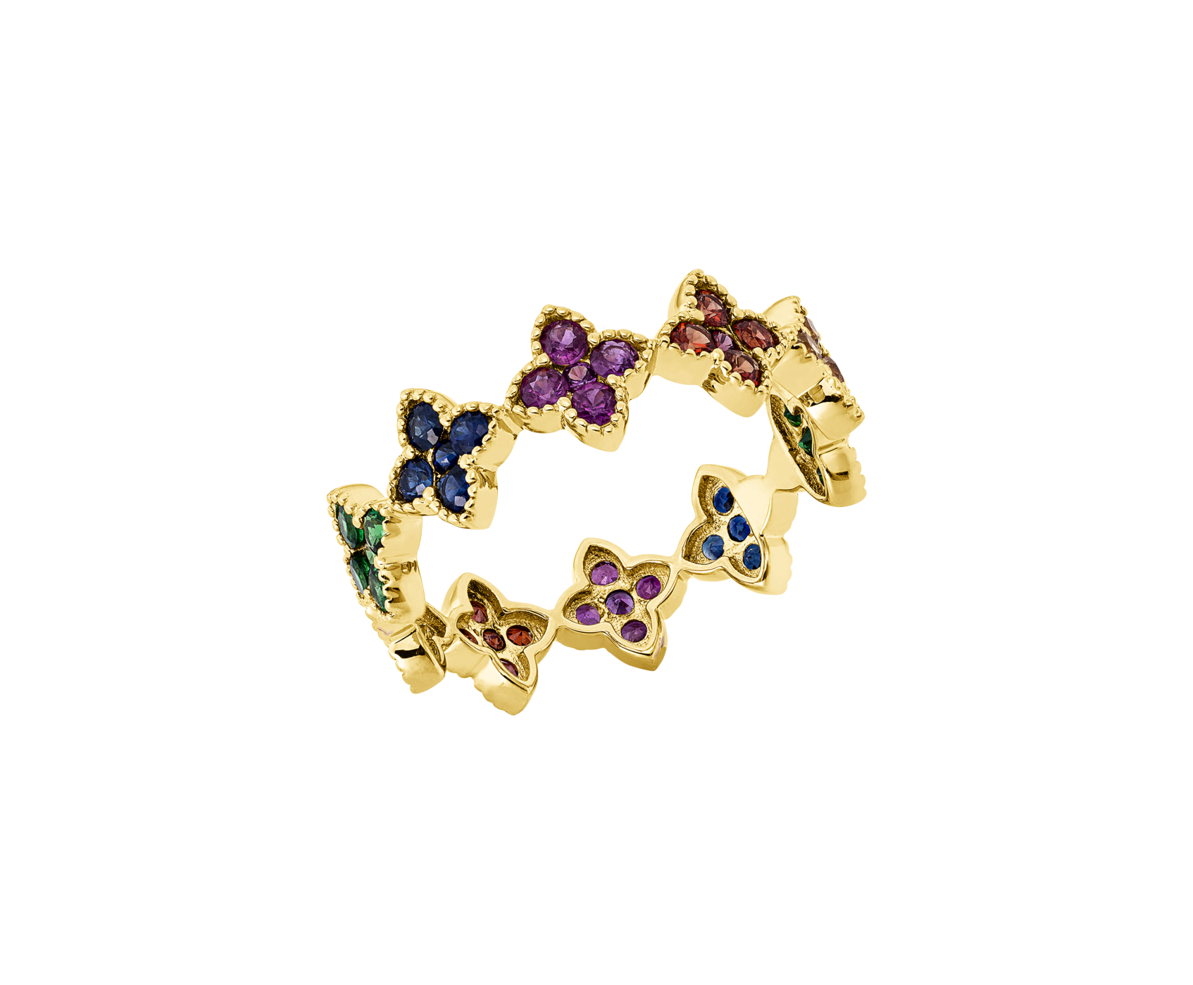 Brogle Classic Sapphire Ring Rainbow