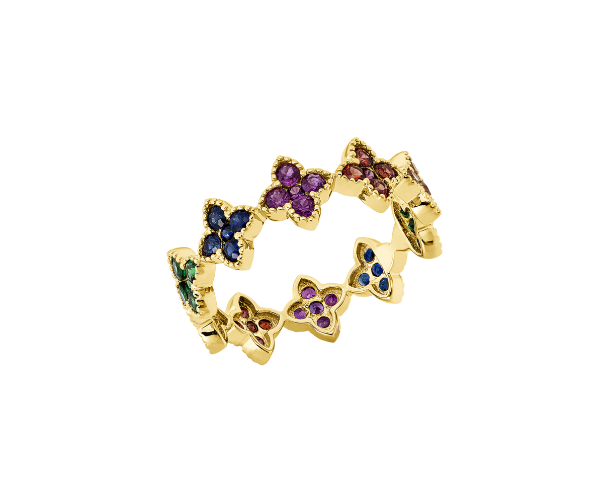 Brogle Classic Sapphire Ring Rainbow
