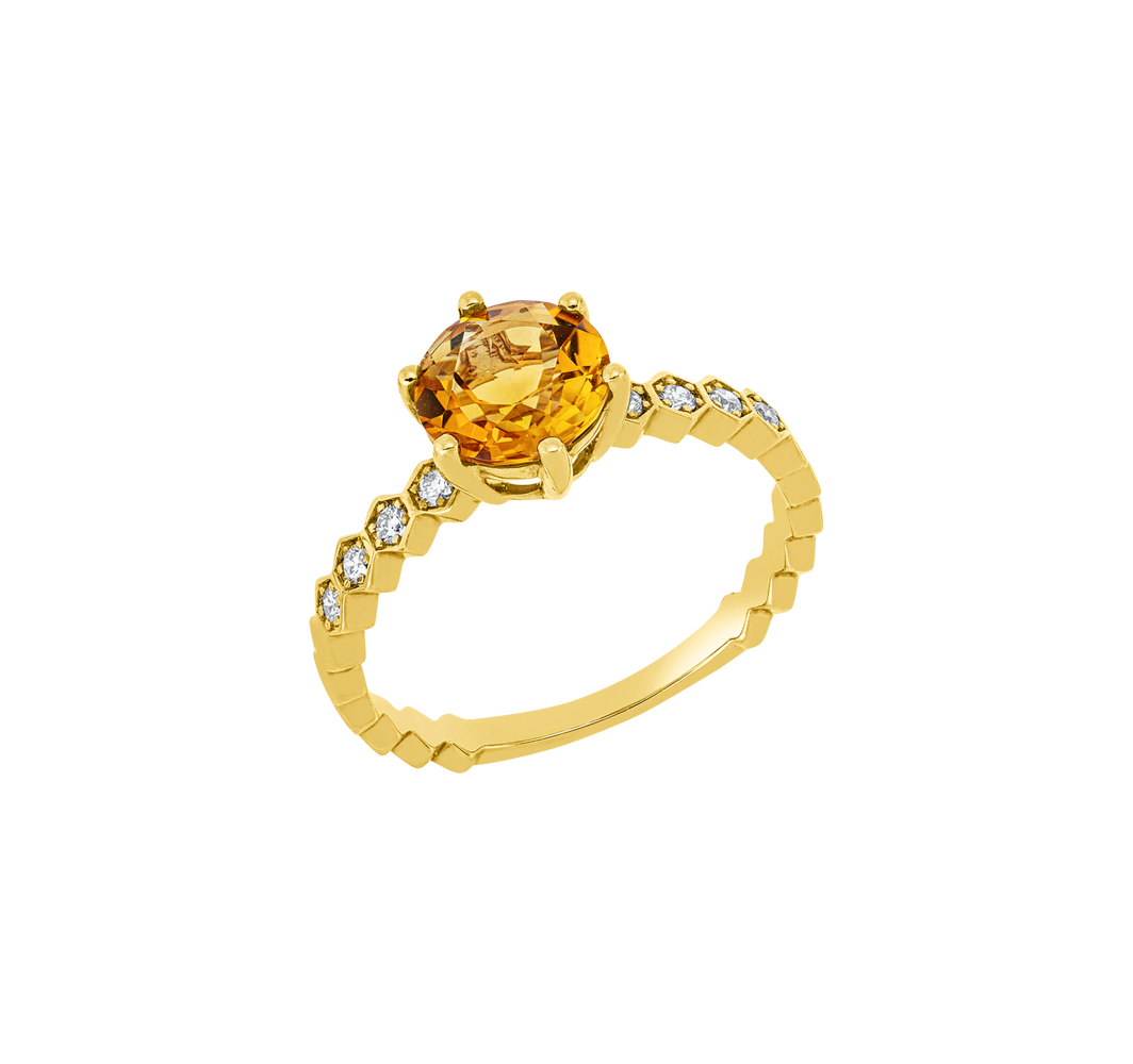 Brogle Classic citrine ring