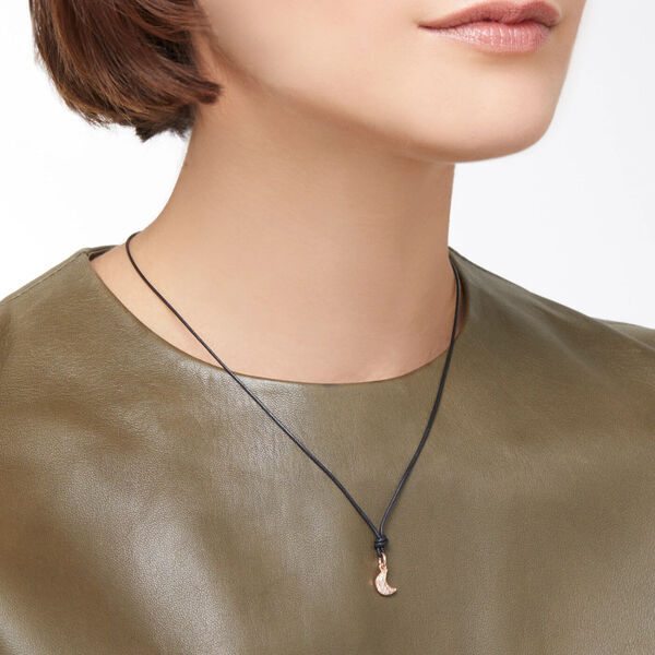 176193 DMB7006 MOONS DBR9R 100 Dodo precious moon charm 9k rose gold brown diamonds y64b0286d60a21992