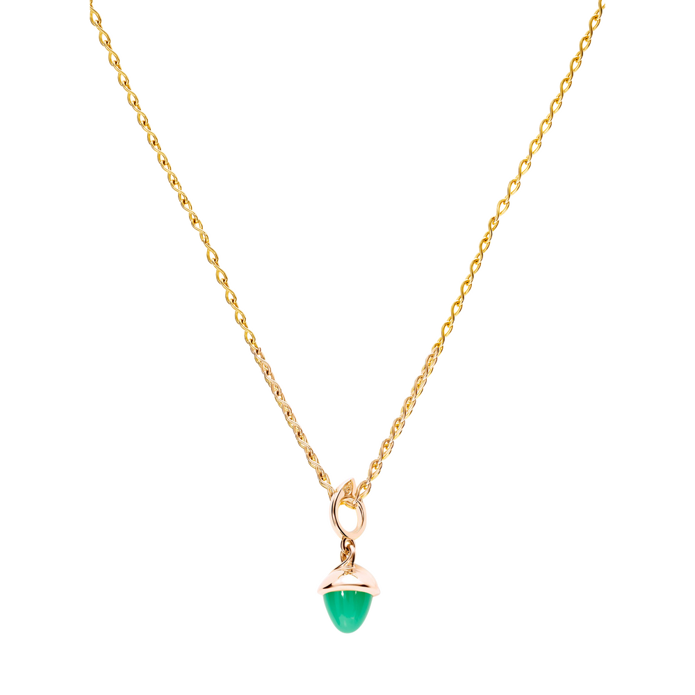 Tamara Comolli MIKADO Flamenco Chrysoprase Pendant