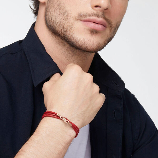 175861 DBB9008 KNOT0 LEB9R 110 Dodo nodo bracelet 9k rose gold burgundy leather y64b0298f2fd8653f