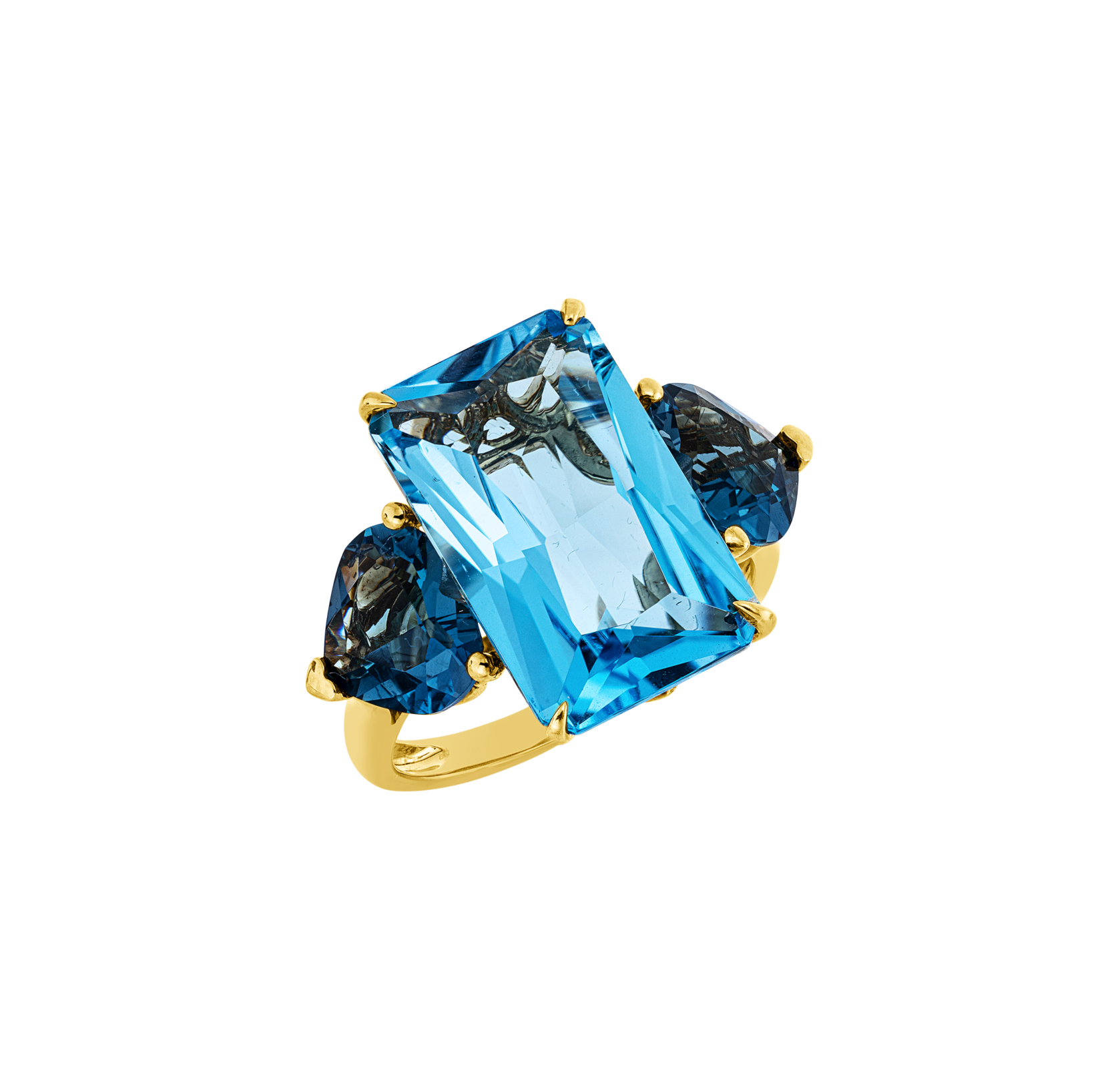 Brogle Classic colored stone ring