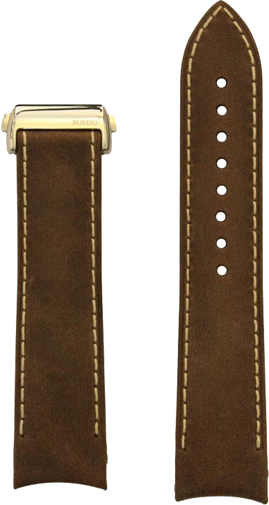 Rado brown cowhide leather strap 22mm Rado brown cowhide leather strap 22mm