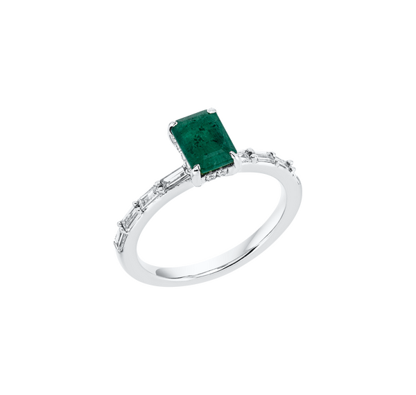 Brogle Classic emerald ring