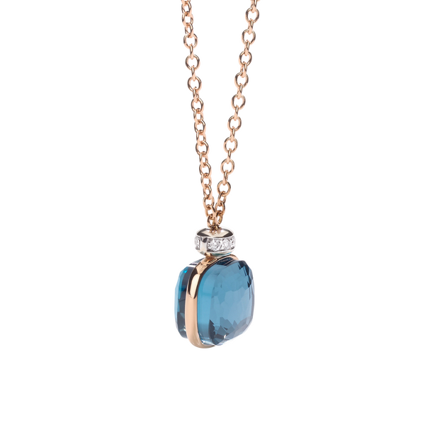 PCC2022 O6WHR DB0TL 020 Pomellato necklace nudo white gold 18kt rose gold 18kt diamond blue london topaz1 acccf5e6ff191ba98