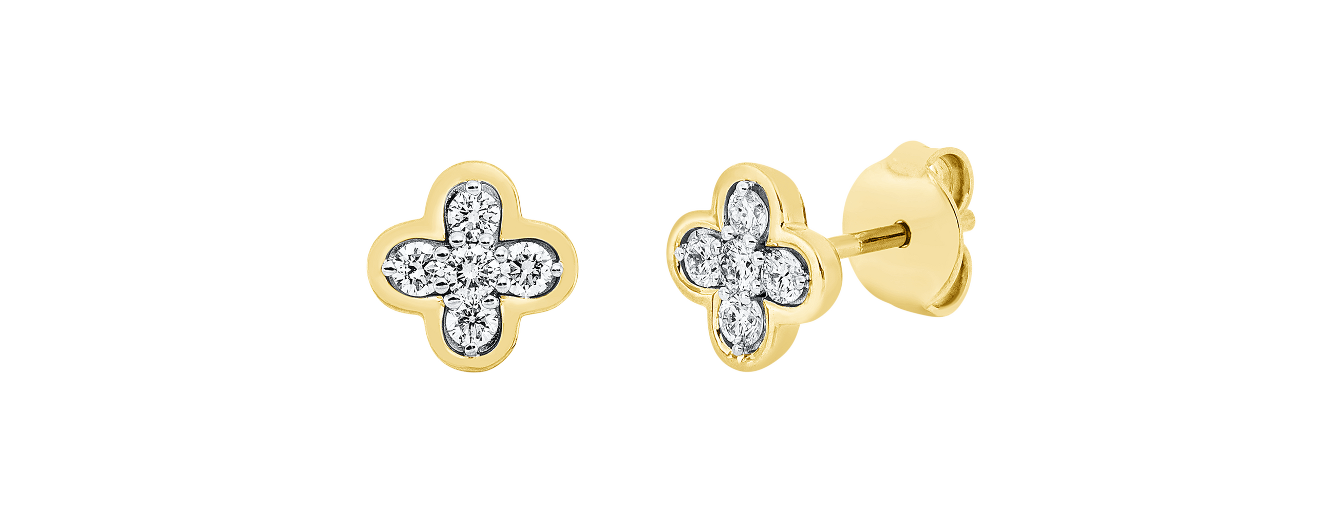 Brogle Classic diamond stud earrings