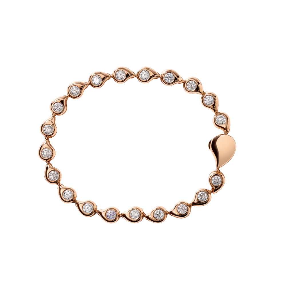 Tamara Comolli Snowflakes Rivière Classic Blush Armband