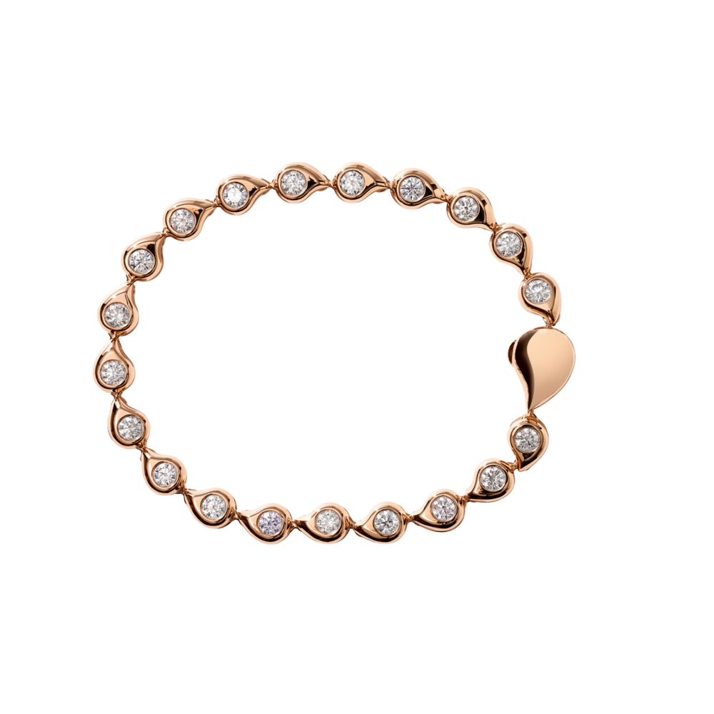 Tamara Comolli Snowflakes Rivière Classic Blush Armband