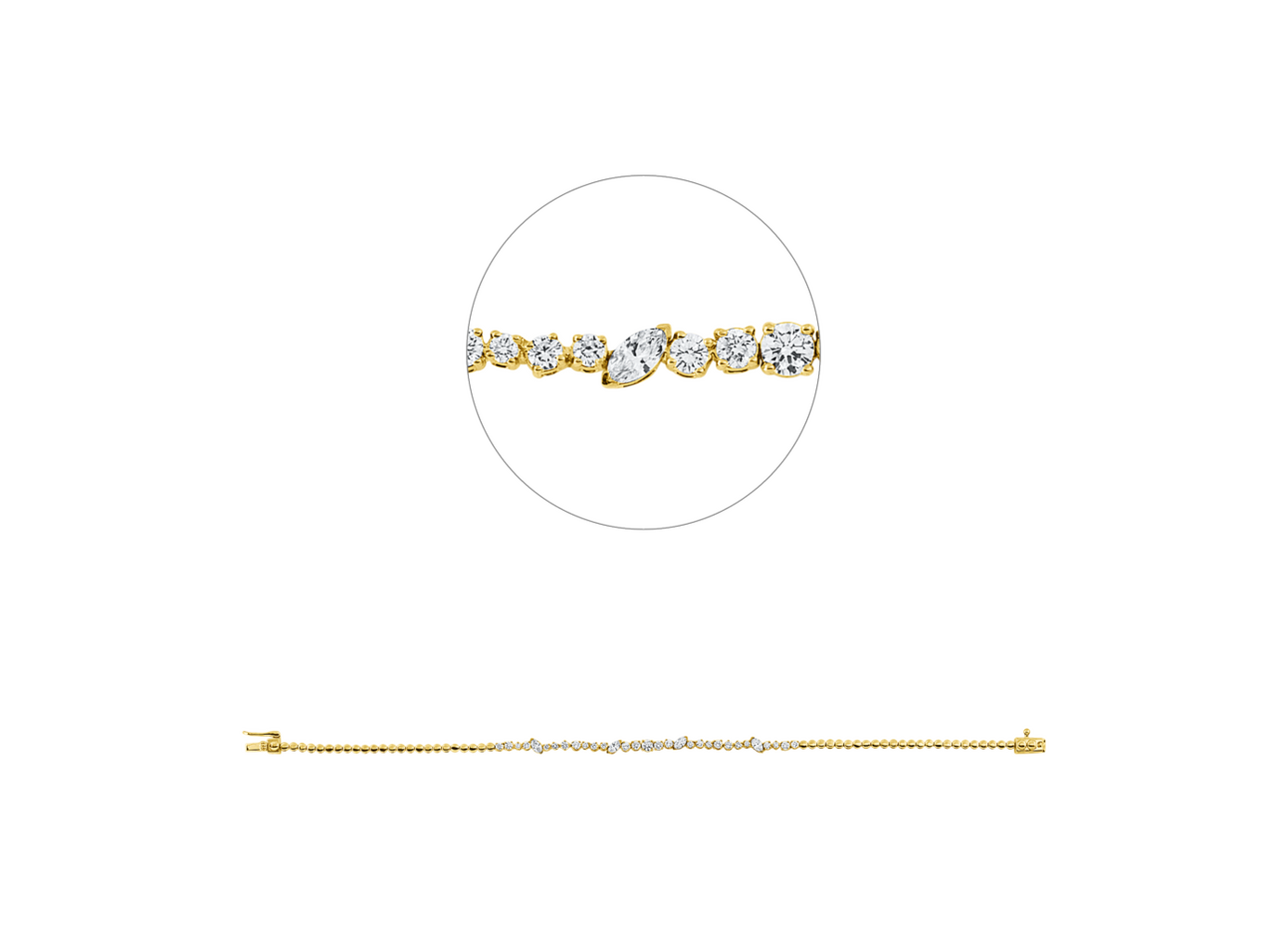 Brogle Selection diamond bracelet Brogle Selection diamond bracelet