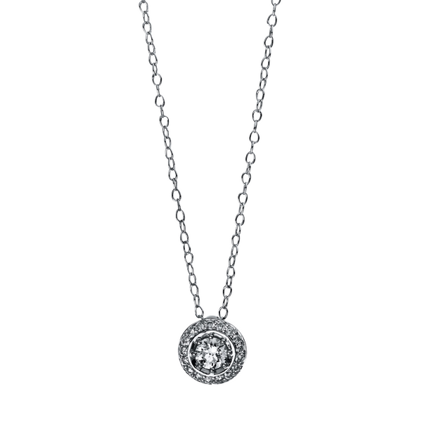Brogle Classic necklace with diamond pendant Brogle Classic necklace with diamond pendant