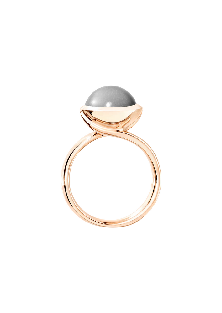 Tamara Comolli Bouton Grauer Mondstein L Ring Tamara Comolli Bouton Grauer Mondstein L Ring