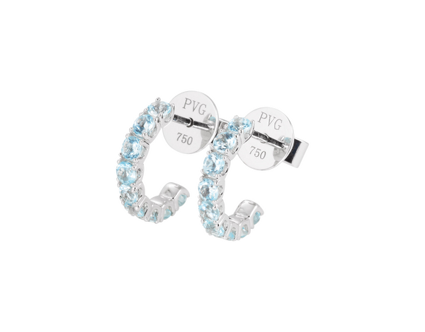 Ponte Vecchio Gioielli Iris hoop earrings