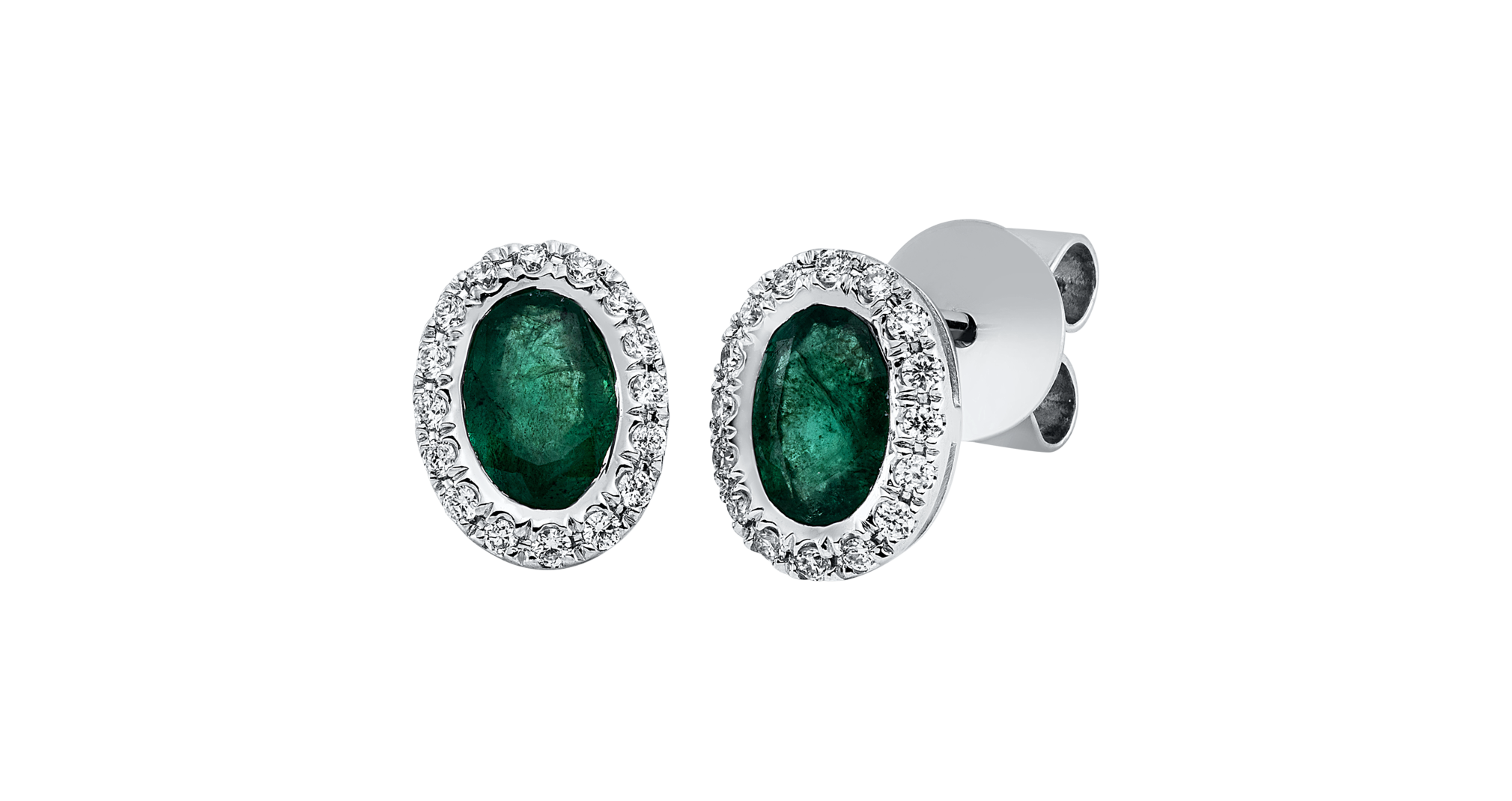 Brogle Classic emerald stud earrings Brogle Classic emerald stud earrings