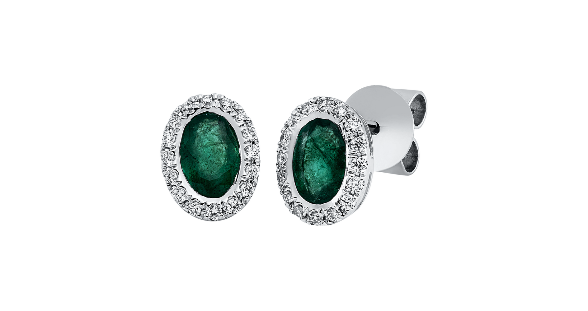 Brogle Classic emerald stud earrings Brogle Classic emerald stud earrings