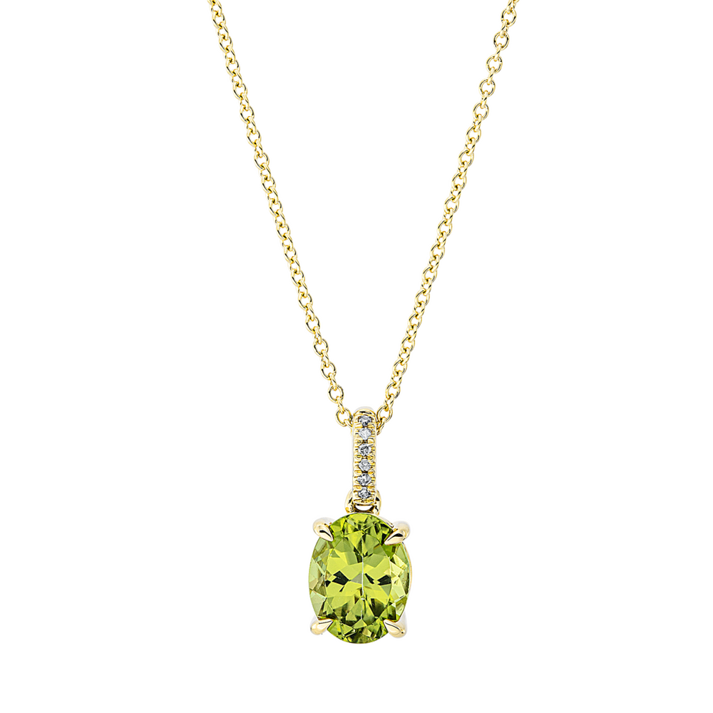 Brogle Classic necklace with peridot pendant Brogle Classic necklace with peridot pendant