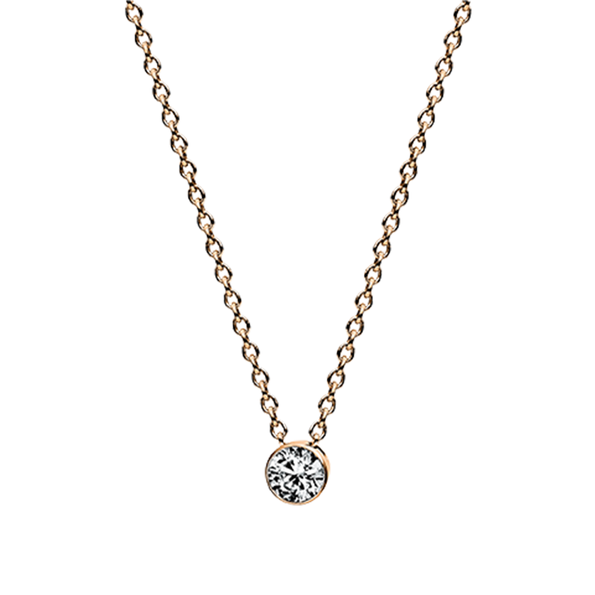 Brogle Selection necklace with pendant Sophie up to 0.25 carat Brogle Selection necklace with pendant Sophie up to 0.25 carat