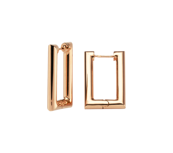 Brogle Classic gold hoop earrings Brogle Classic gold hoop earrings