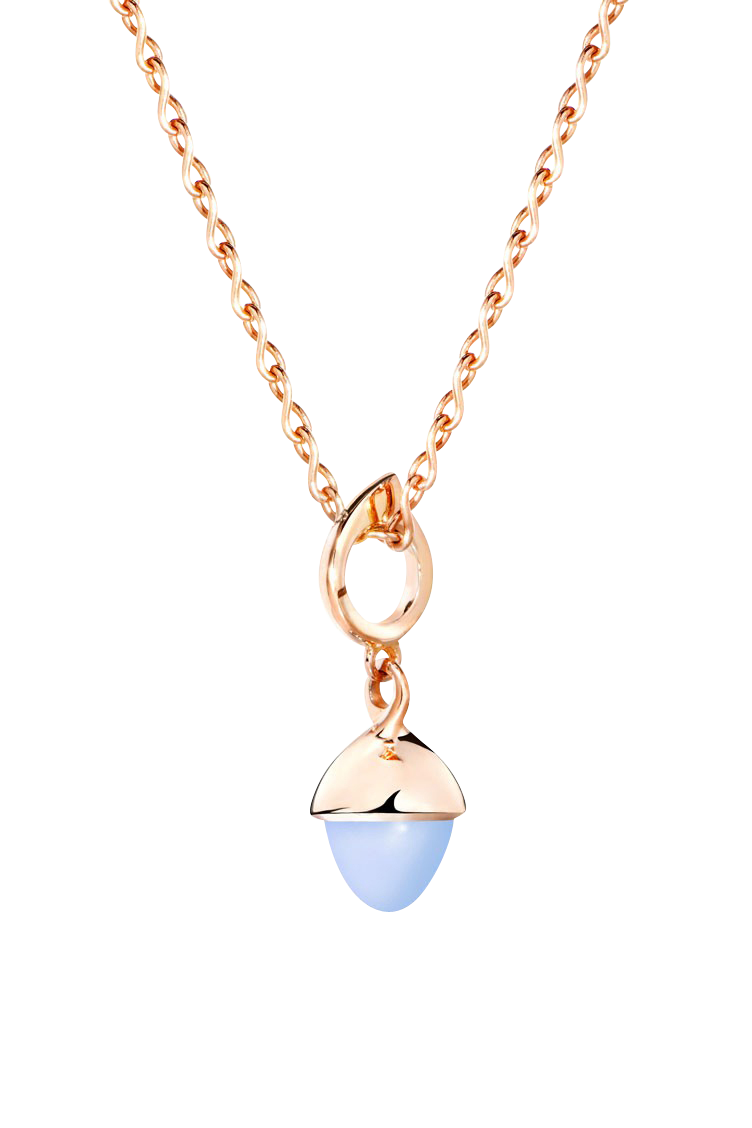 Tamara Comolli Mikado Flamenco blauer Chalcedon Anhänger Tamara Comolli Mikado Flamenco blauer Chalcedon Anhänger