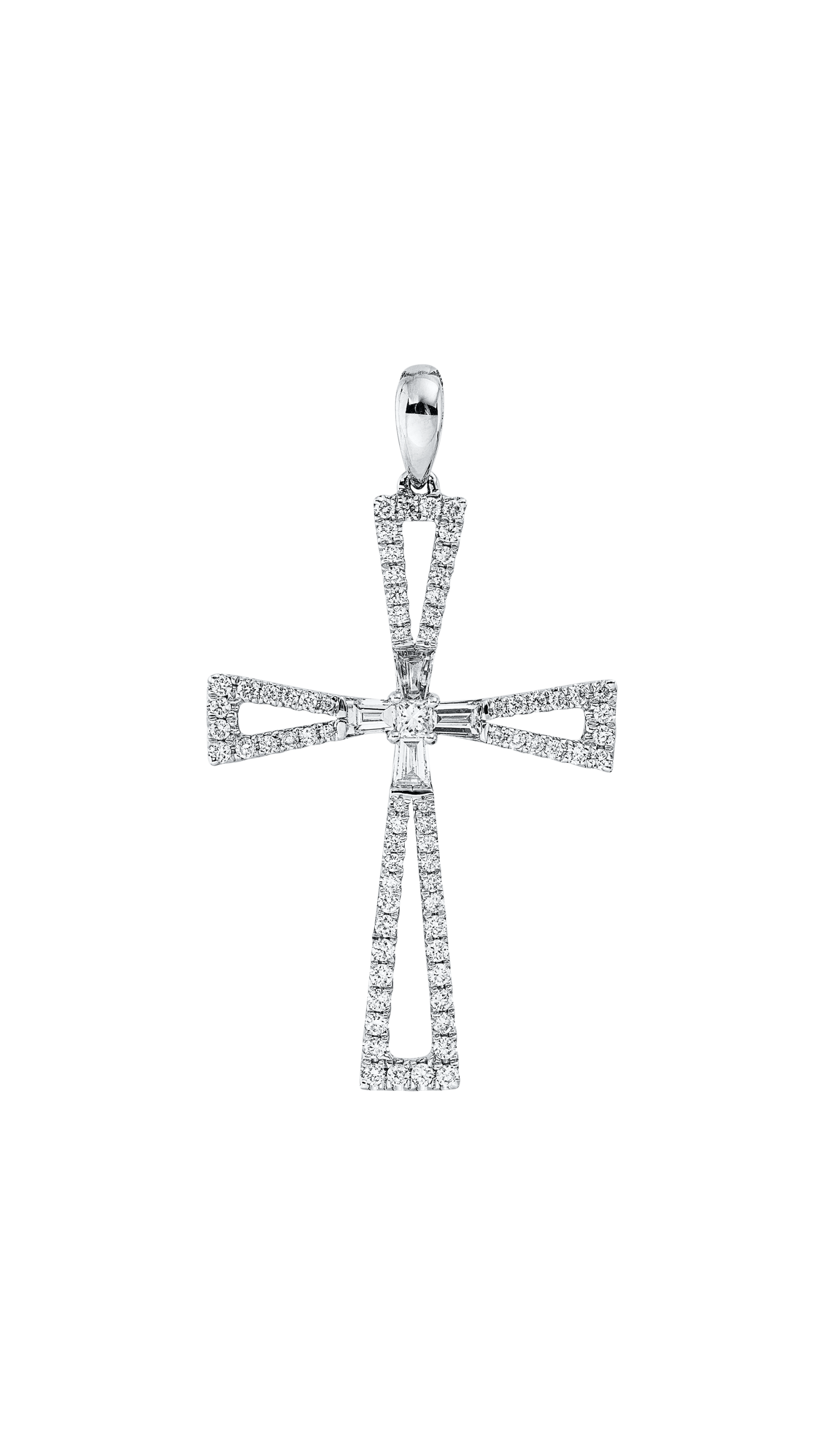 Brogle Classic Kreuzanhänger mit Diamanten