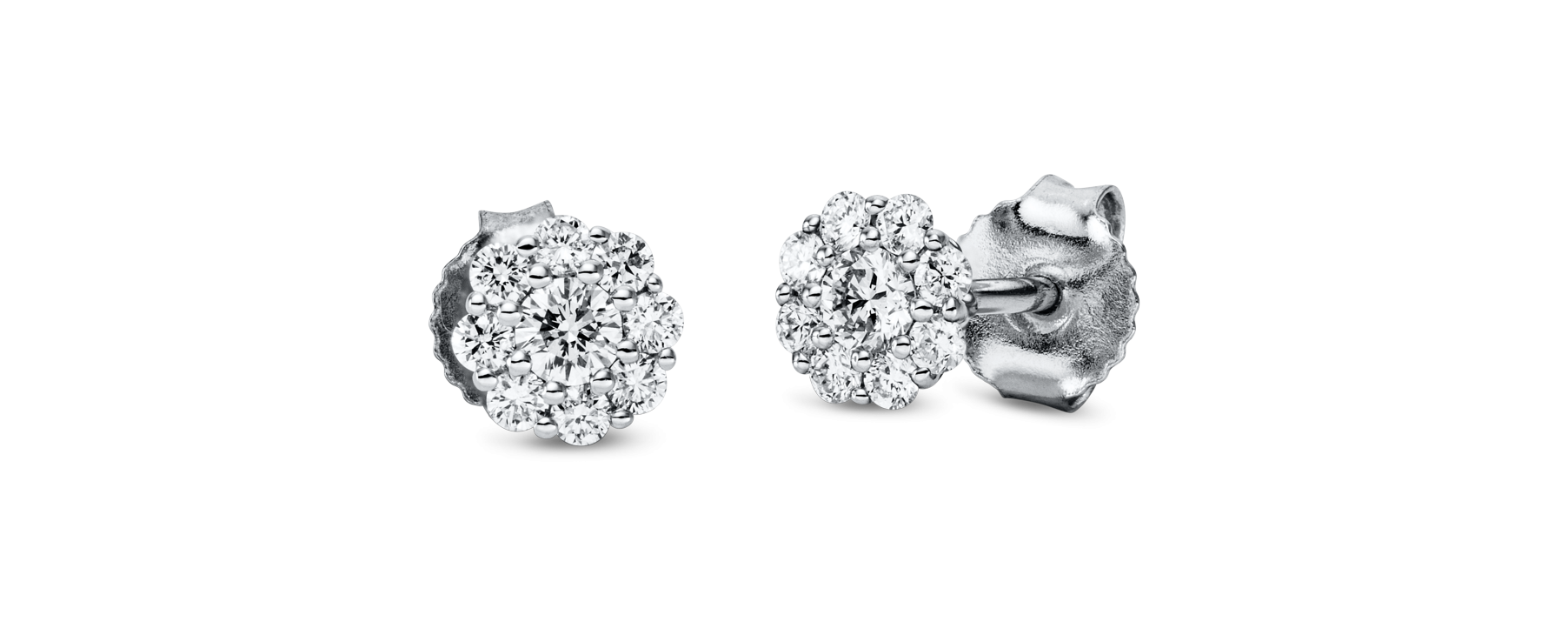 Brogle Classic diamond stud earrings