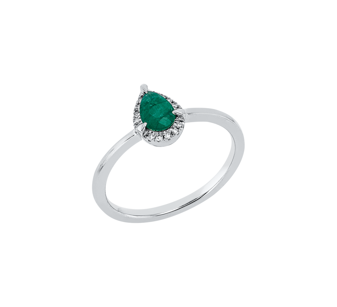 Brogle Classic emerald ring