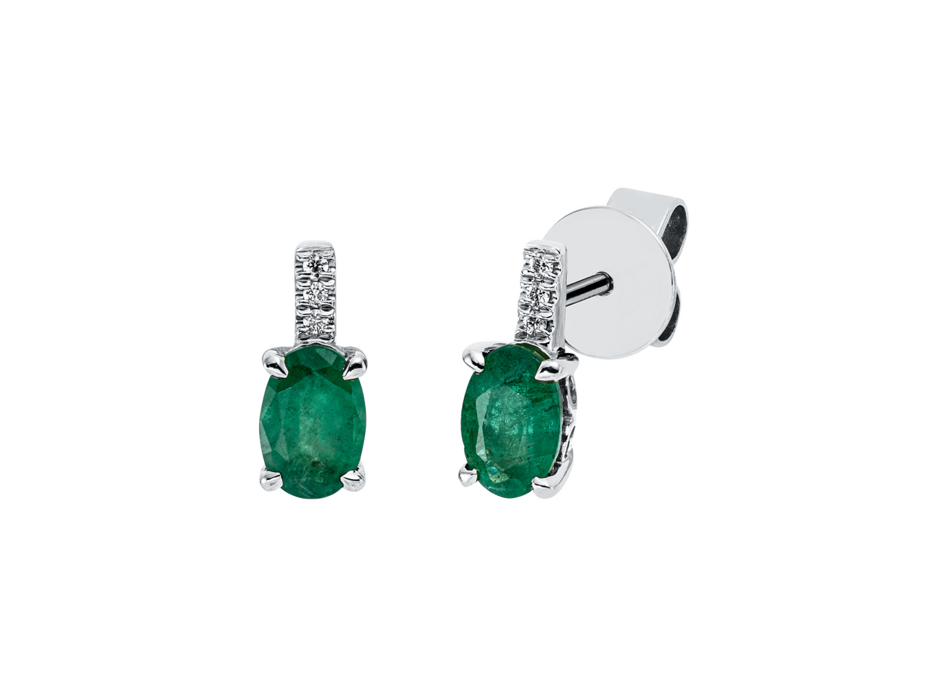 Brogle Classic emerald stud earrings Brogle Classic emerald stud earrings