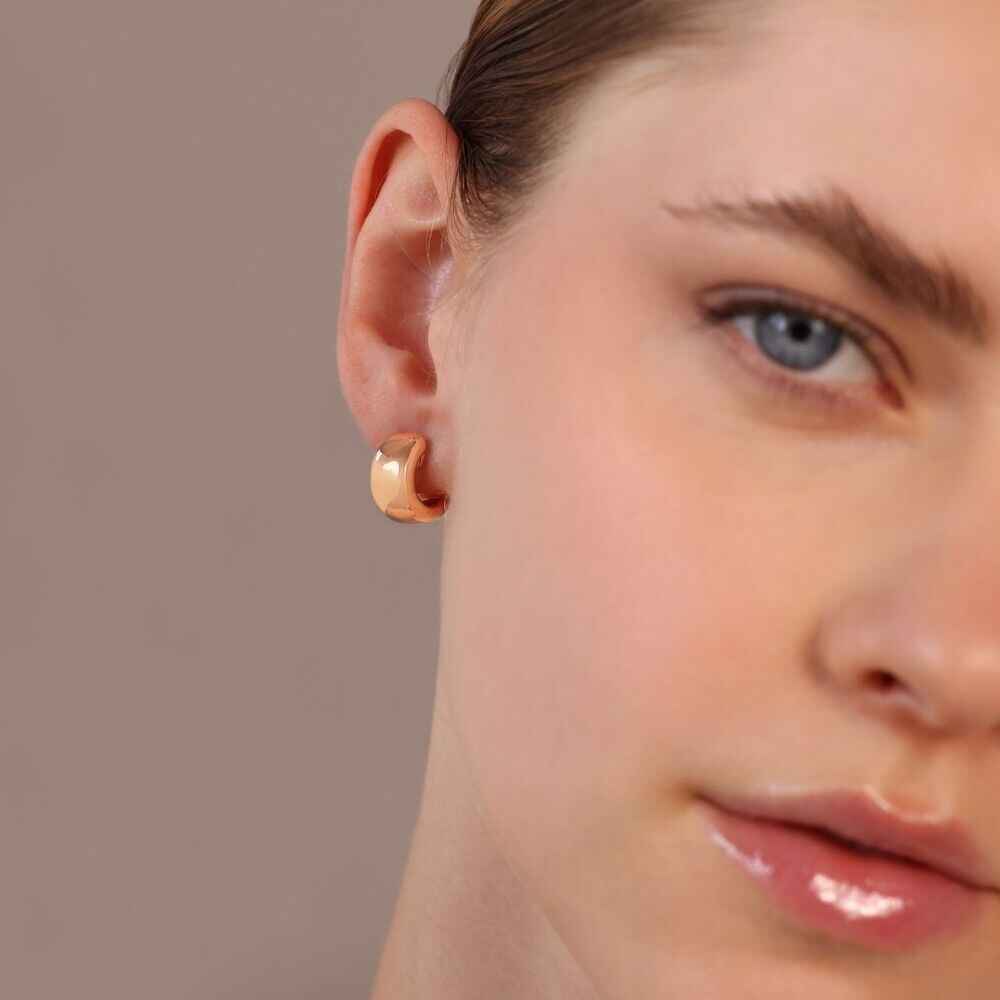 Bronzallure Purezza hoop earrings