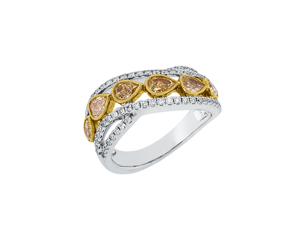 Brogle Selection Bicolor diamond ring
