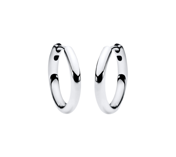 Brogle Classic gold hoop earrings