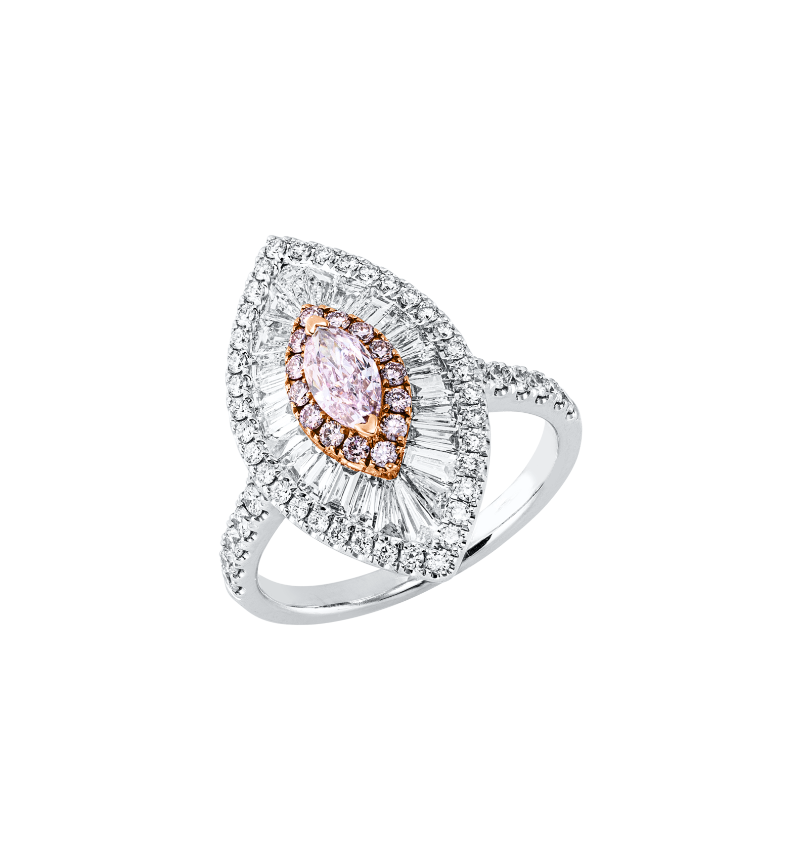 Brogle Selection Bicolor diamond ring Brogle Selection Bicolor diamond ring