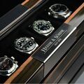 Heisse & Söhne watch box Executive 5 - Makassar/black