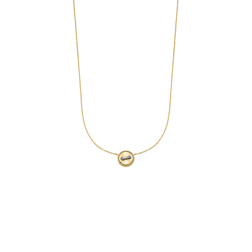 Brogle Classic Ankerkette mit Bicolor Knopf 0,9mm Brogle Classic Ankerkette mit Bicolor Knopf 0,9mm