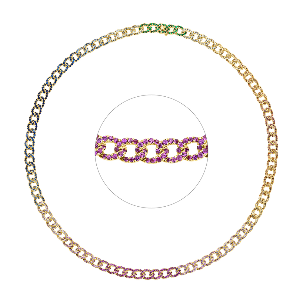 Brogle Selection sapphire necklace Brogle Selection sapphire necklace