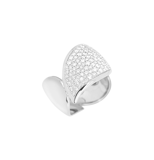 Tamara Comolli Signature Wave Pavé Ring