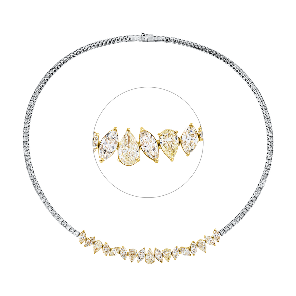 Brogle Selection Bicolor Diamantcollier