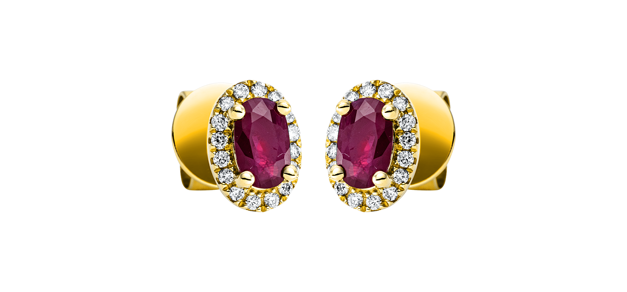 Brogle Classic ruby stud earrings Brogle Classic ruby stud earrings