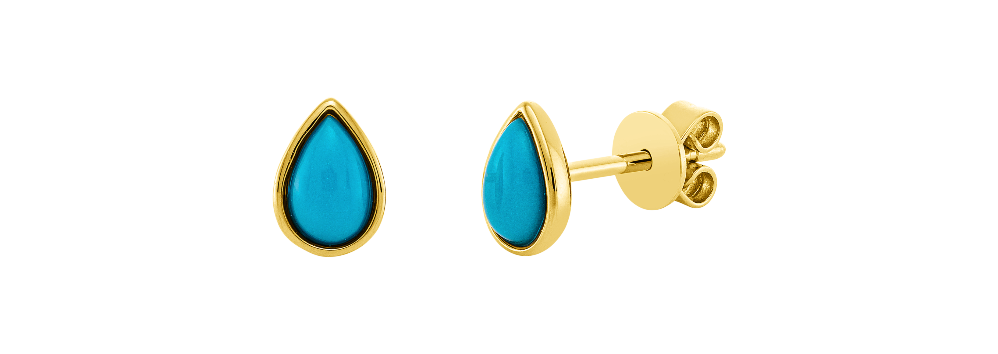 Brogle Classic Türkisohrstecker