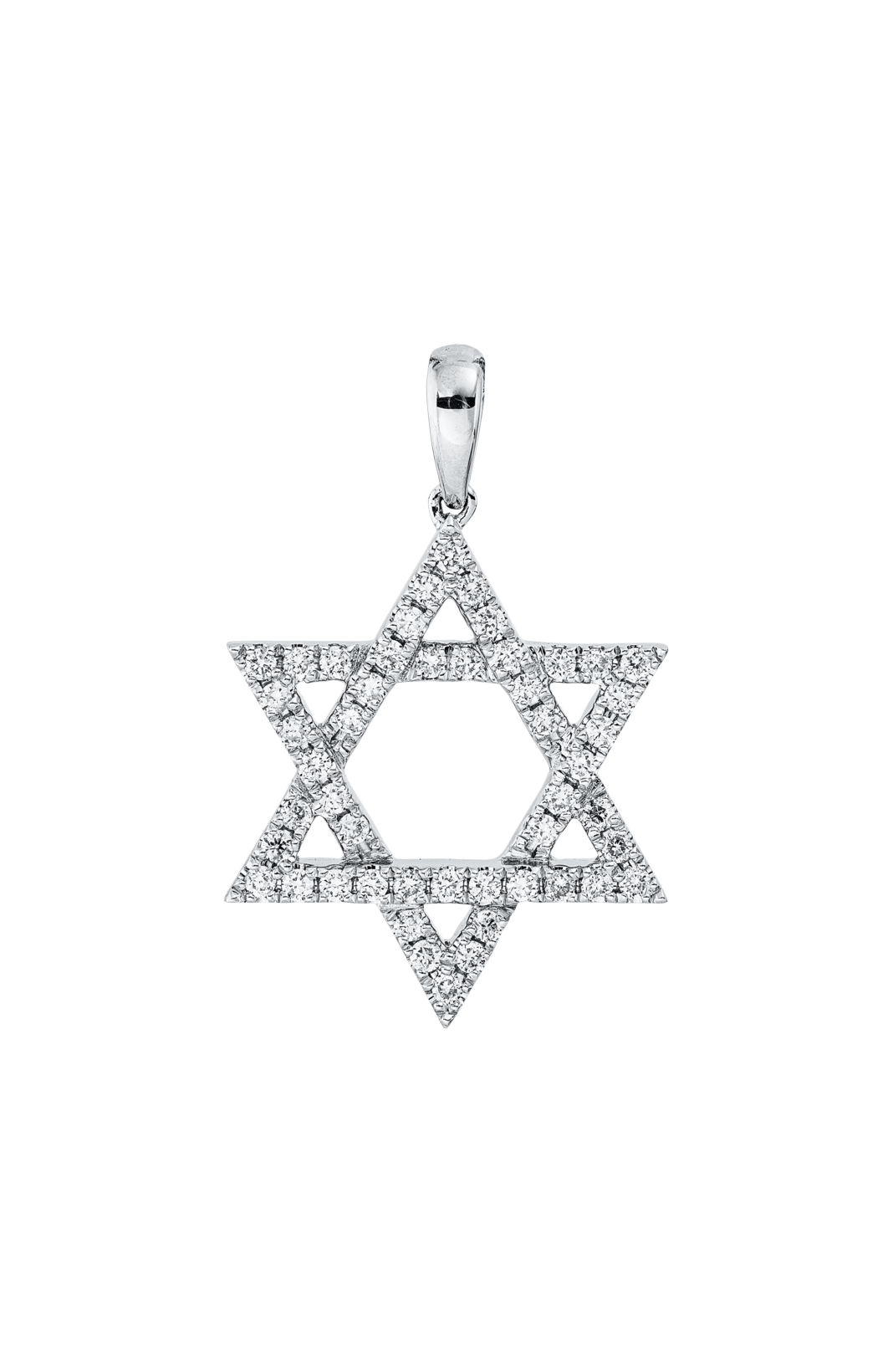 Brogle Classic Davidstern Anhänger mit Diamanten