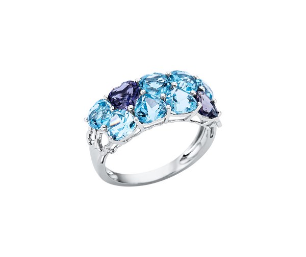 Brogle Classic colored stone ring
