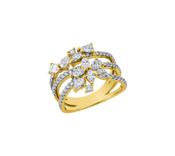Brogle Selection Bicolor diamond ring
