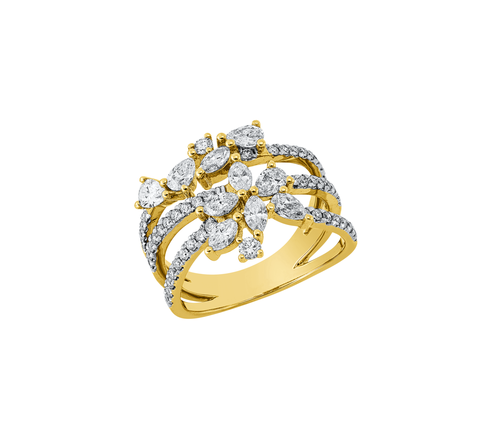 Brogle Selection Bicolor diamond ring Brogle Selection Bicolor diamond ring