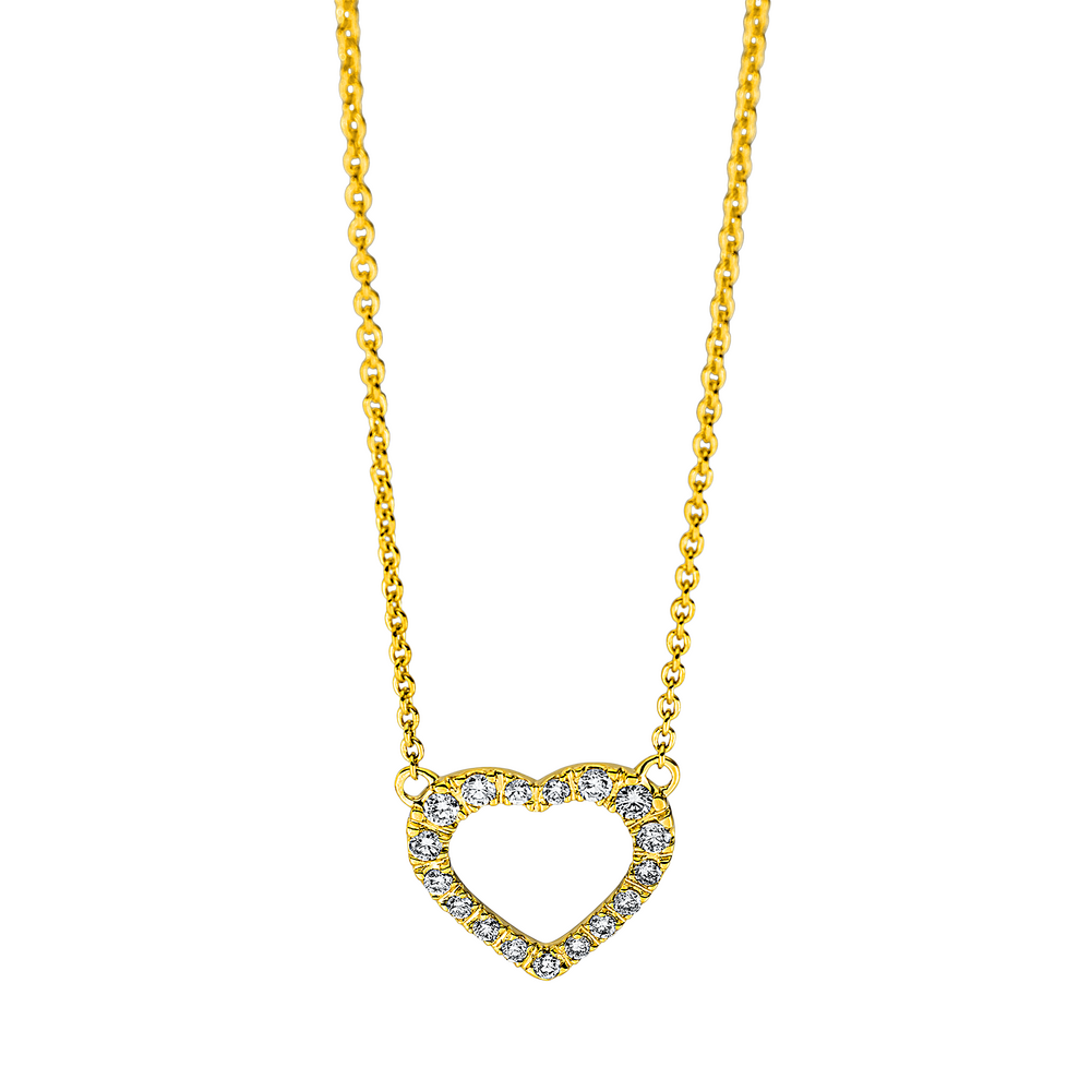 Brogle Classic Kette mit Diamantherz Brogle Classic Kette mit Diamantherz