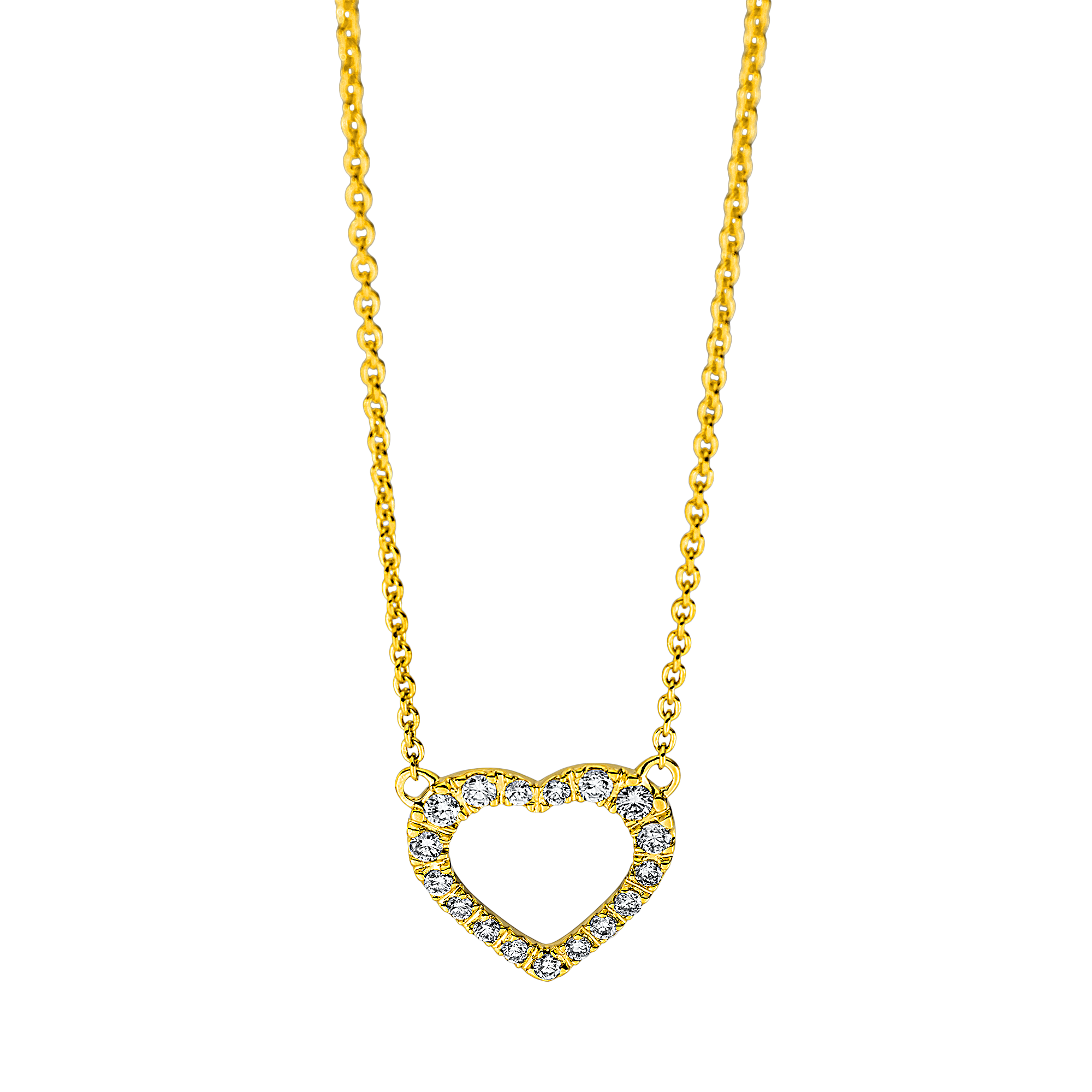 Brogle Classic Kette mit Diamantherz Brogle Classic Kette mit Diamantherz