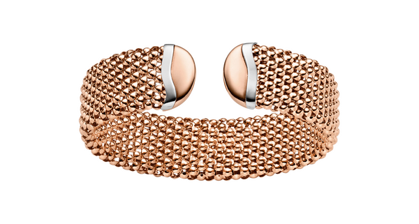 Brogle Classic bicolour gold bangle 18mm Brogle Classic bicolour gold bangle 18mm