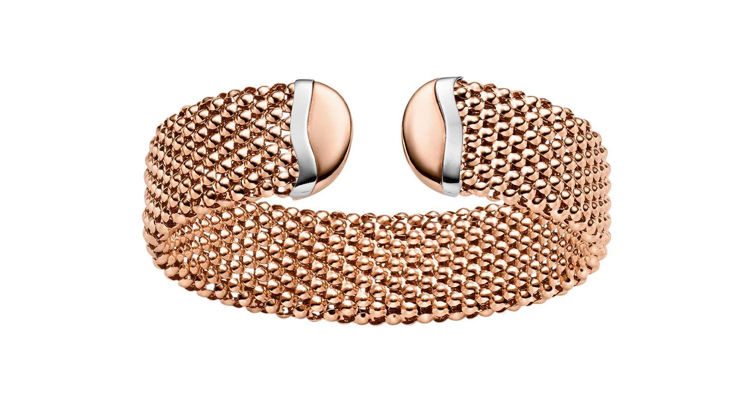 Brogle Classic Bicolor Goldarmspange 18mm Brogle Classic Bicolor Goldarmspange 18mm