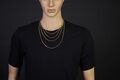 Brogle Selection Essentials curb chain bracelet 2-sided diamond-coated 2.5mm