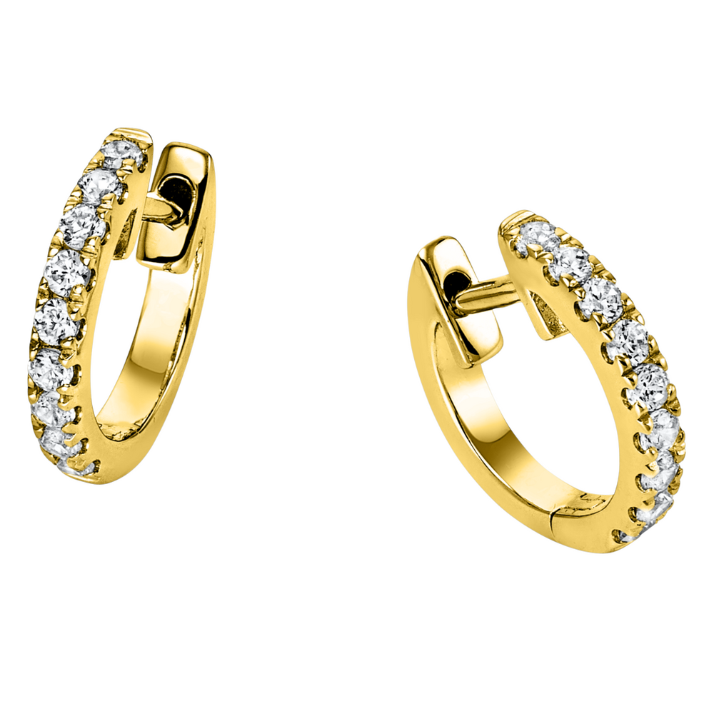 Brogle Selection Eternity diamond hoop earrings